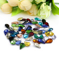 High Quality Fancy Pointback Foiled Sliver Pear Cut Faceted Gemstones for Clothing C4300